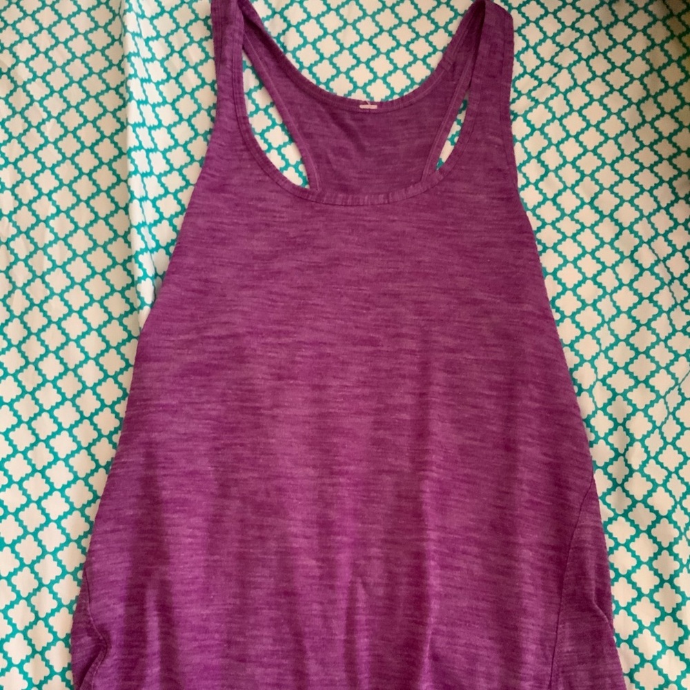 purple lululemon racer back tank !